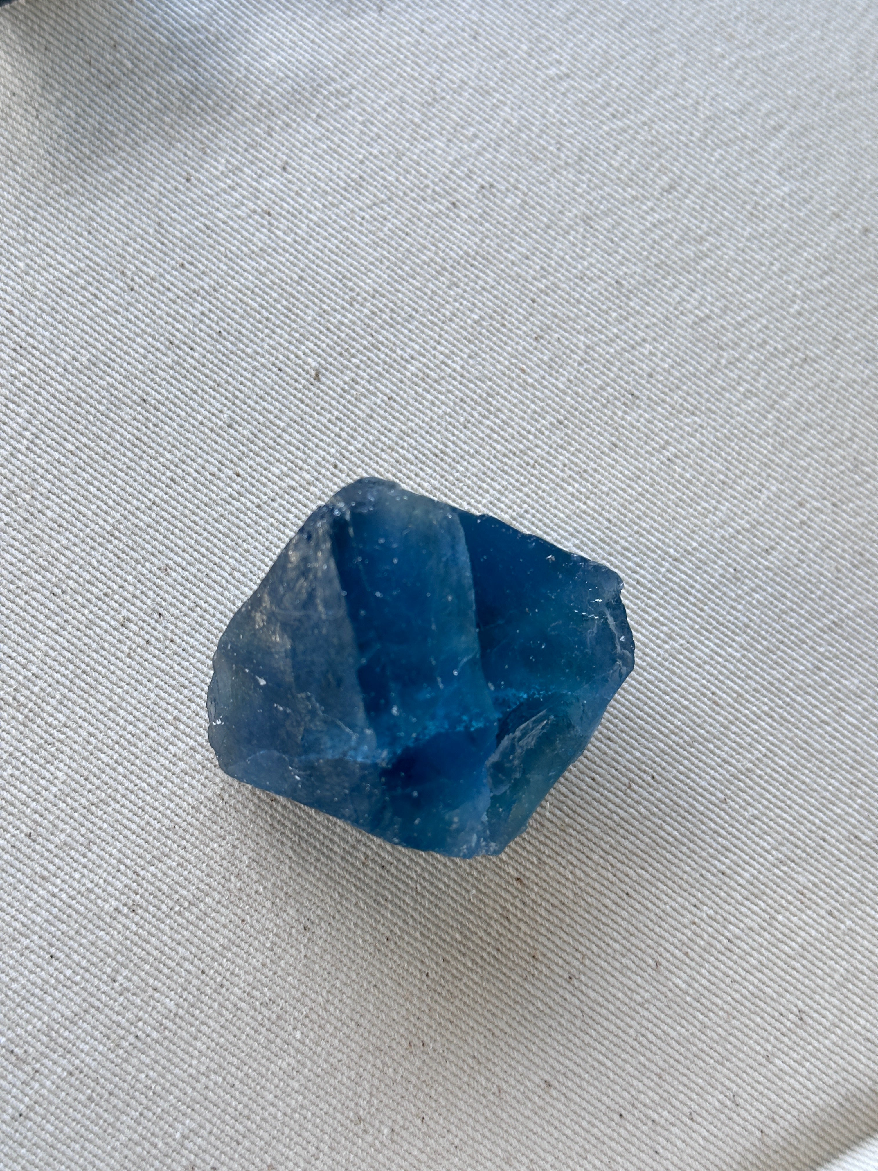 巴西藍綠螢石原石（20-30mm) - ART OF GEM 