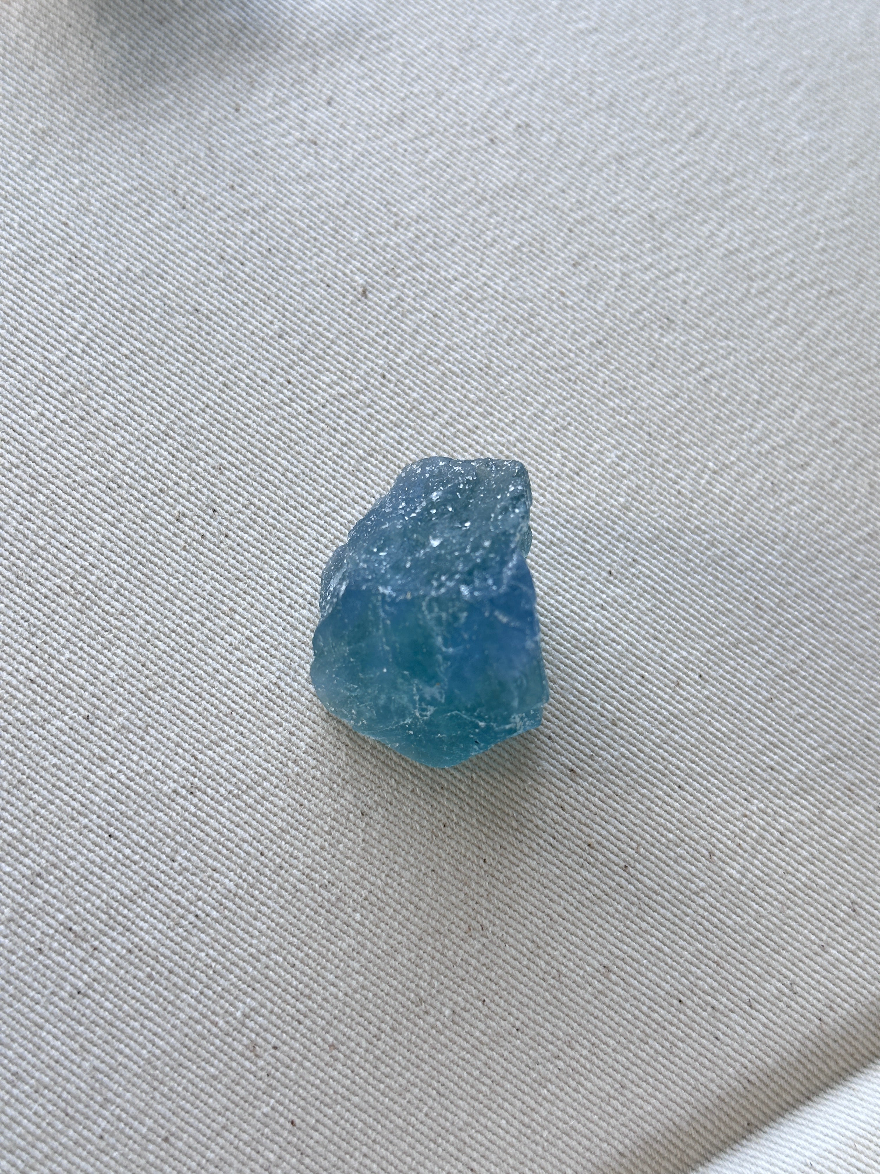 巴西藍綠螢石原石（20-30mm) - ART OF GEM 