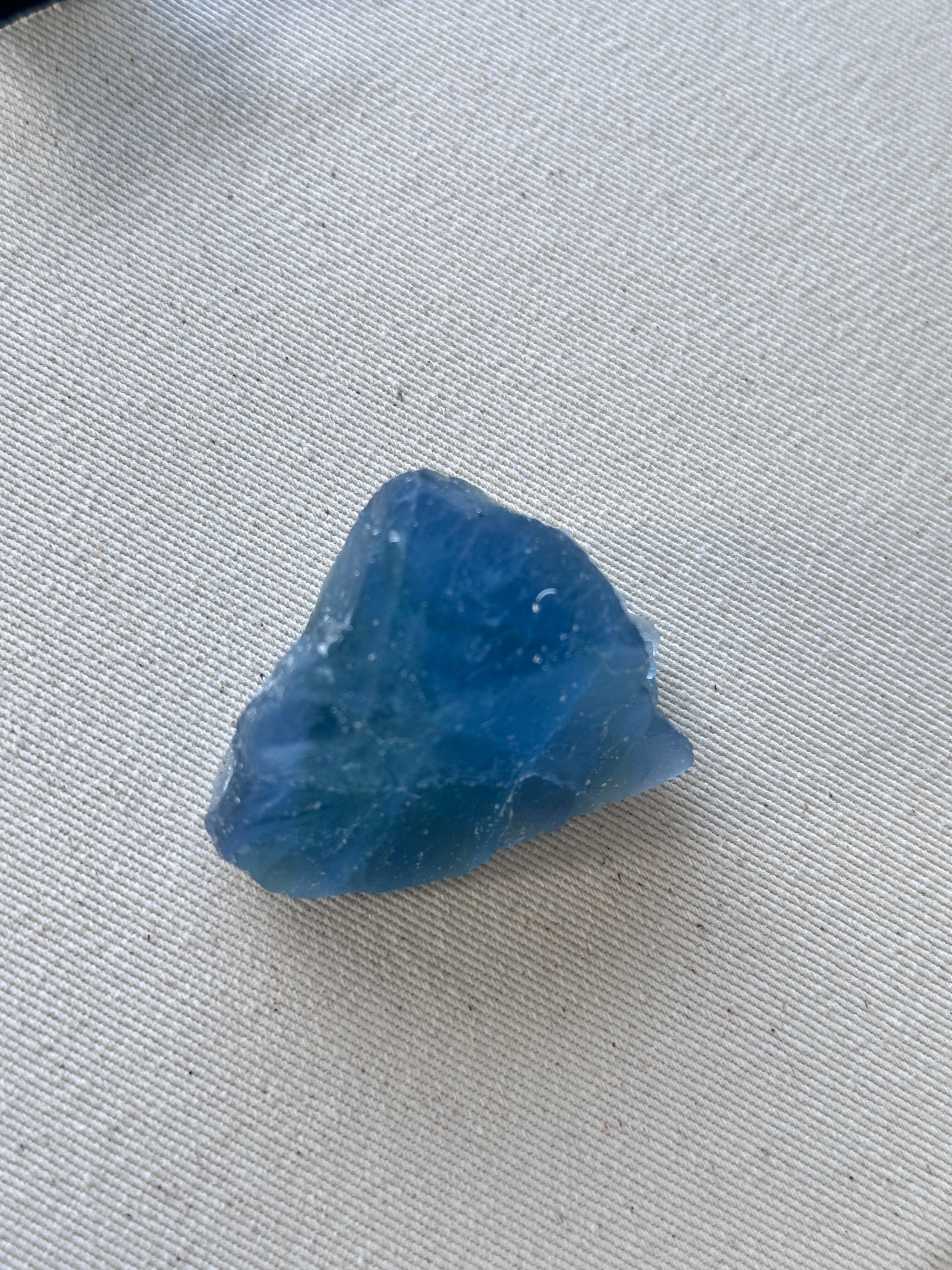 巴西藍綠螢石原石（20-30mm) - ART OF GEM 