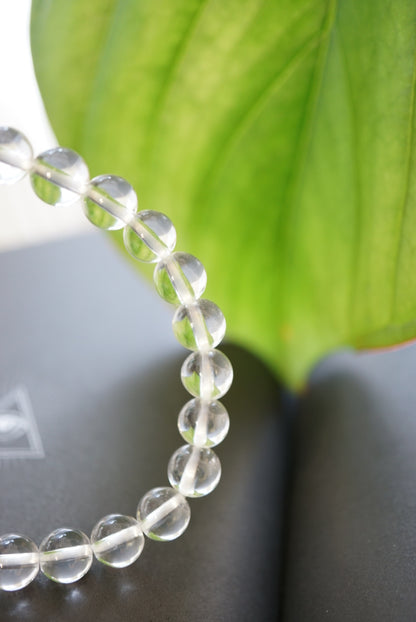 印度喜馬拉雅白水晶手串 (8mm) India Himalayan White Quartz Bracelet (8mm) - ART OF GEM 