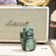 原創設計 | [寶石級招財貓] 紅綠寶石招財貓 [財運,創造力與行動力] - ART OF GEM 