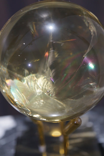 58mm 巴西黃水晶球 Brazil Citrine Sphere - ART OF GEM 