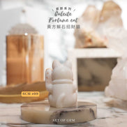 Original Design Calcite Fortune Cat [wealth energy]