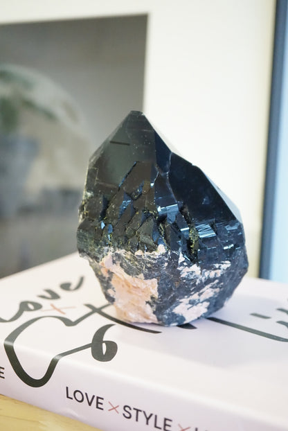 巴西資料庫黑水晶Brazil Black Quartz with Record Keepers - ART OF GEM 