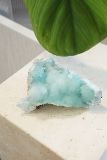 藍霰石/ 藍文石原石 Raw Blue Aragonite - ART OF GEM 