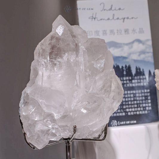 收藏級印度喜馬拉雅白水晶簇 - ART OF GEM 