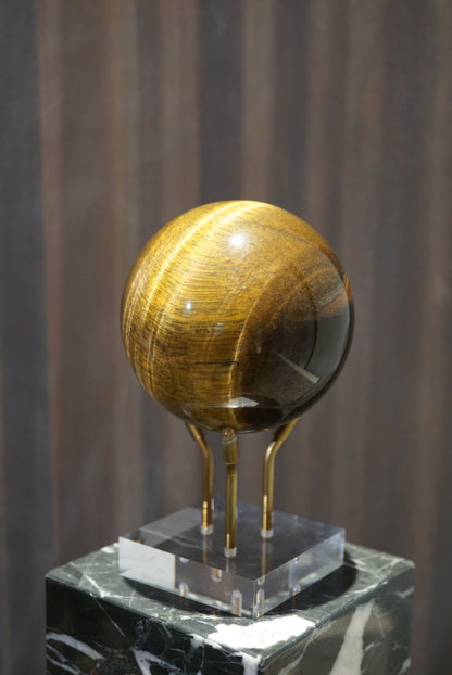 虎眼石球 Tiger Eye Sphere - ART OF GEM 