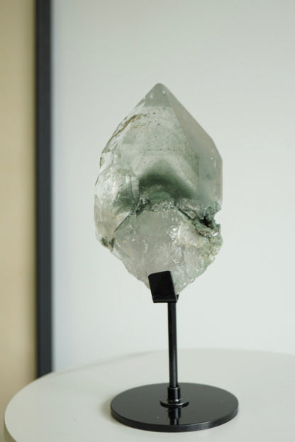 印度喜馬拉雅綠幽靈白水晶 India Himalayan White Quartz with green phantom - ART OF GEM 