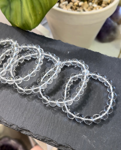 印度喜馬拉雅白水晶手串 (10mm) India Himalayan White Quartz Bracelet (10mm) - ART OF GEM 