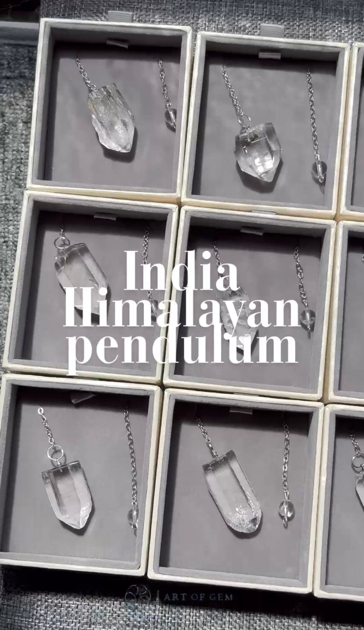 印度喜馬拉雅水晶靈擺 India Himalayan quartz pendulum