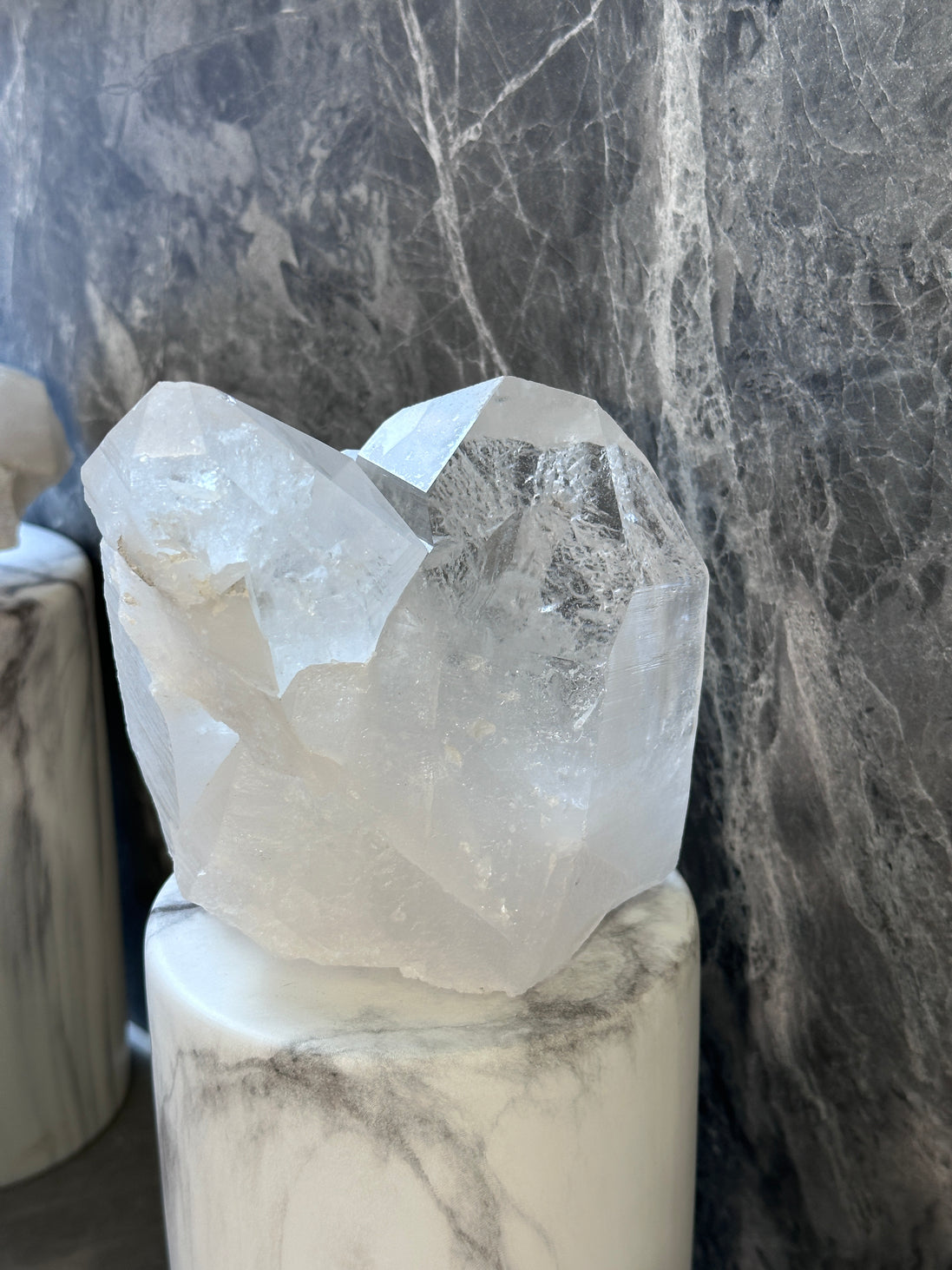 2KG巴西白水晶簇 - ART OF GEM 