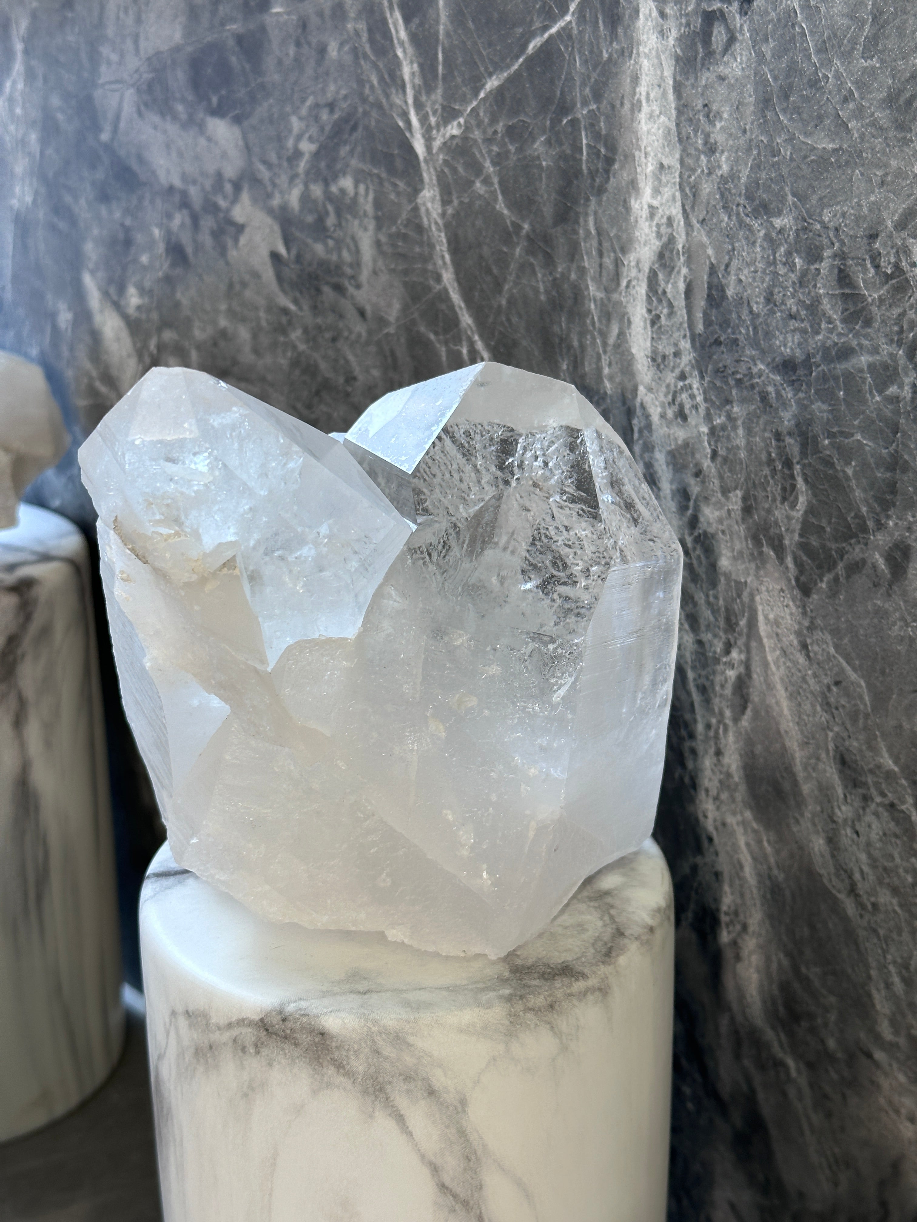 2KG巴西白水晶簇 - ART OF GEM 