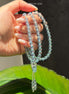 (Pre-order) Aquamarine and White Quartz 108-Bead Mala