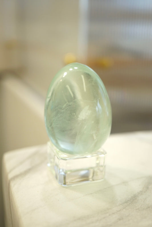 巴西綠螢石蛋 Brazil Green Fluorite Egg