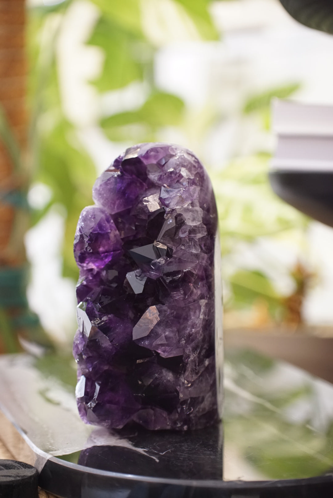 巴西頂級瑪瑙紫晶鎮 Brazil Amethyst Cluster with agate