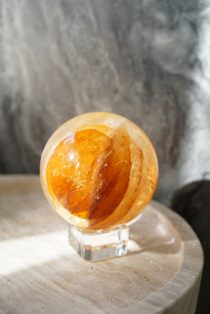 黄金治癒者/黃膠花球 Golden Healer Sphere - ART OF GEM 