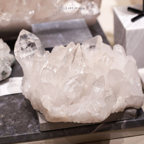 巴西白水晶簇 - ART OF GEM 