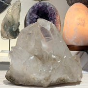 巴西白水晶簇共生綠碧璽 (4.26kg)