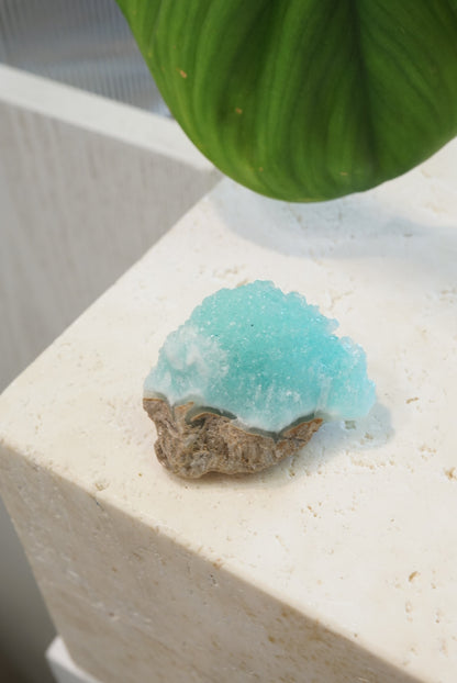 藍霰石/ 藍文石原石 Raw Blue Aragonite - ART OF GEM 