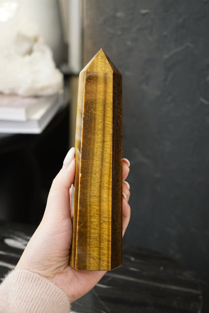 虎眼石柱 Tiger Eye Tower - ART OF GEM 