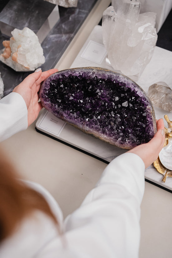 3KG 烏拉圭帝王紫紫晶洞 - ART OF GEM 