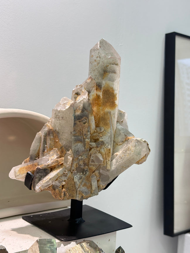 4.26KG 重量級巴西四季幽靈水晶簇 - ART OF GEM 