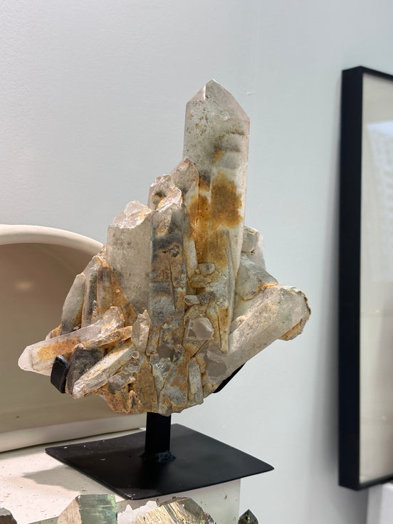 4.26KG 重量級巴西四季幽靈水晶簇 - ART OF GEM 