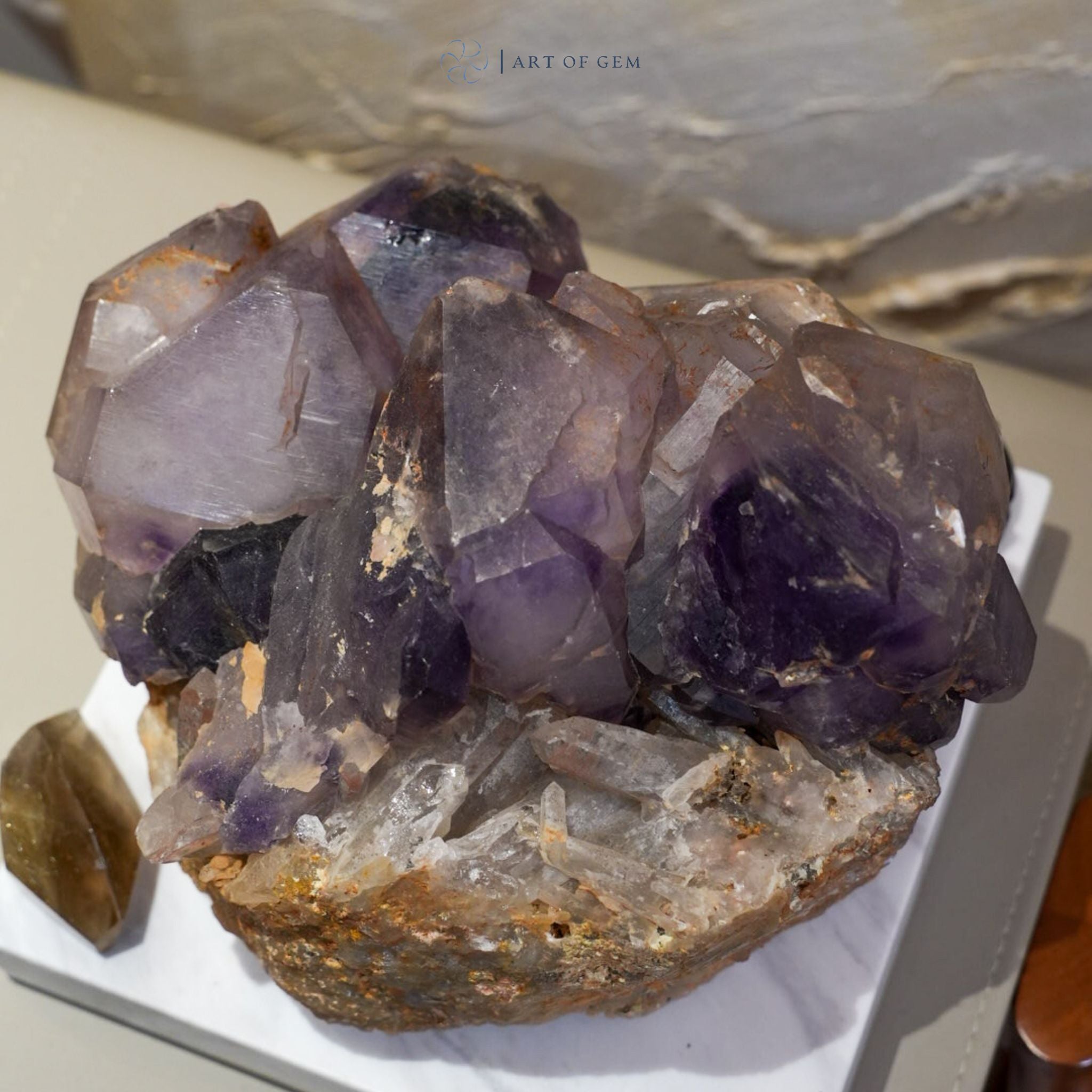 馬達加斯加紫水晶簇