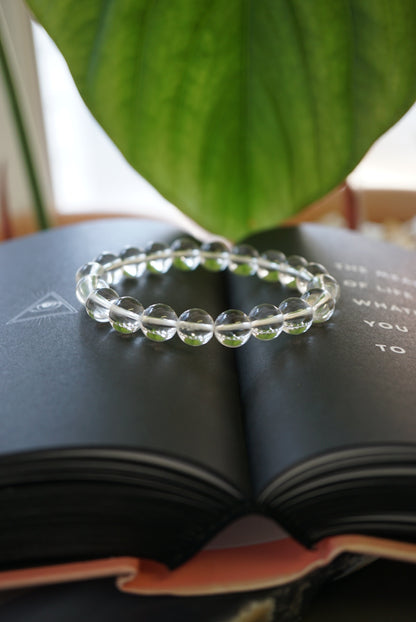印度喜馬拉雅白水晶手串 (10mm) India Himalayan White Quartz Bracelet (10mm) - ART OF GEM 