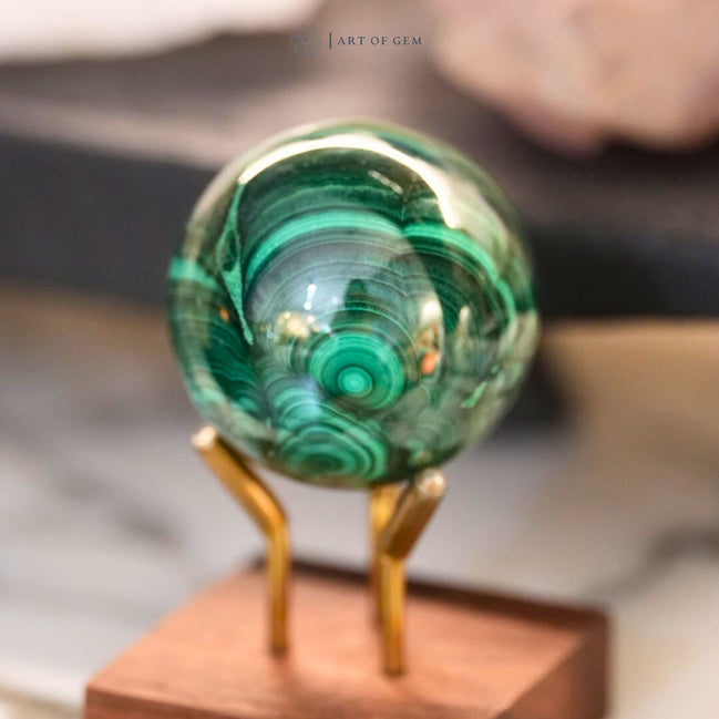 Africa Malachite Sphere 