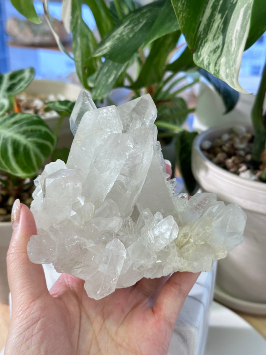 巴西白水晶簇 Brazil White Quartz Cluster