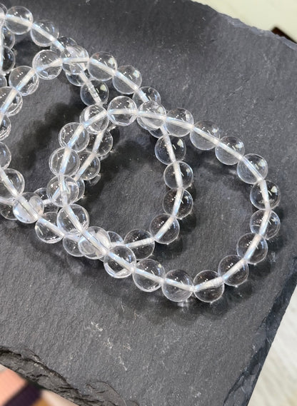 印度喜馬拉雅白水晶手串 (10mm) India Himalayan White Quartz Bracelet (10mm) - ART OF GEM 