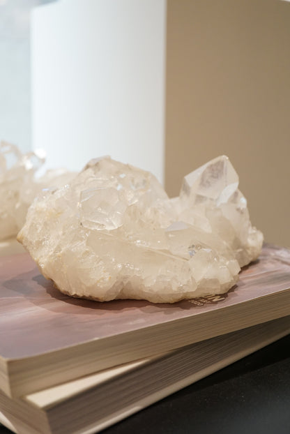 巴西白水晶簇 Brazil White Quartz Cluster - ART OF GEM 
