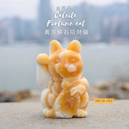 Original Design Calcite Fortune Cat [wealth energy]