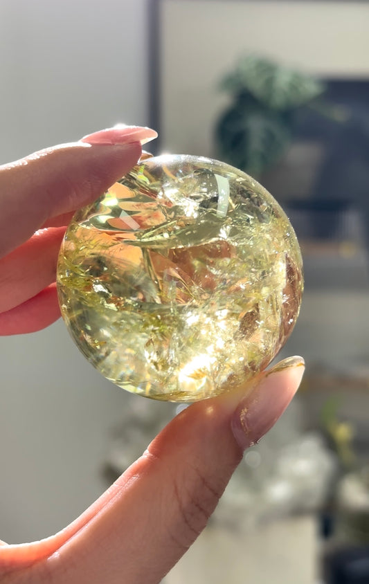 47mm 黃水晶球 Citrine Sphere