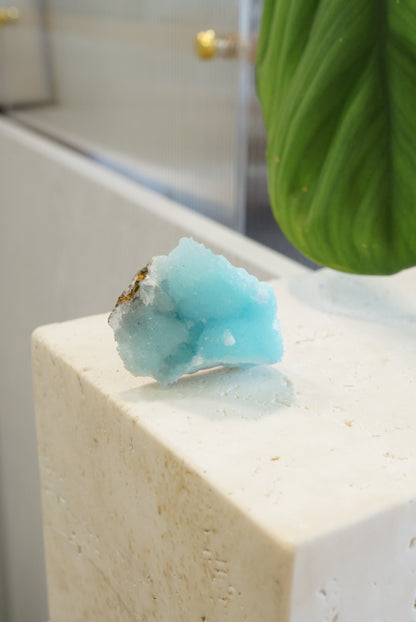 藍霰石/ 藍文石原石 Raw Blue Aragonite - ART OF GEM 
