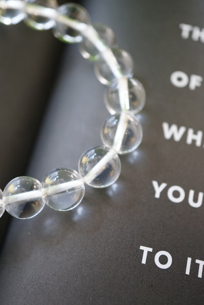 印度喜馬拉雅白水晶手串 (10mm) India Himalayan White Quartz Bracelet (10mm) - ART OF GEM 