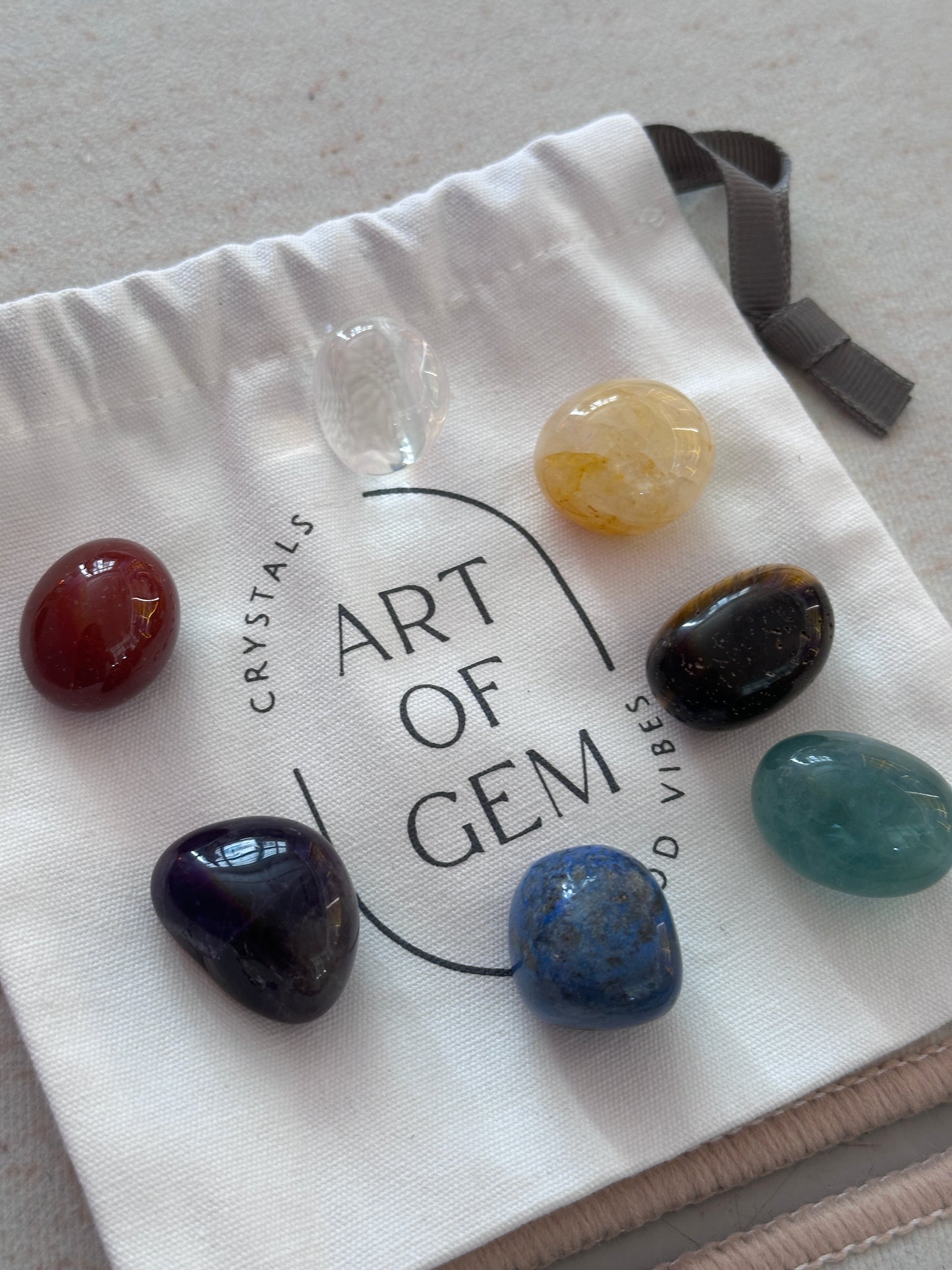 七輪水晶收藏盒 Seven Chakra Crystal Set