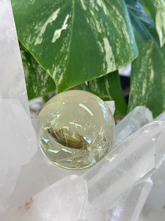 52mm 巴西黃水晶球 - ART OF GEM