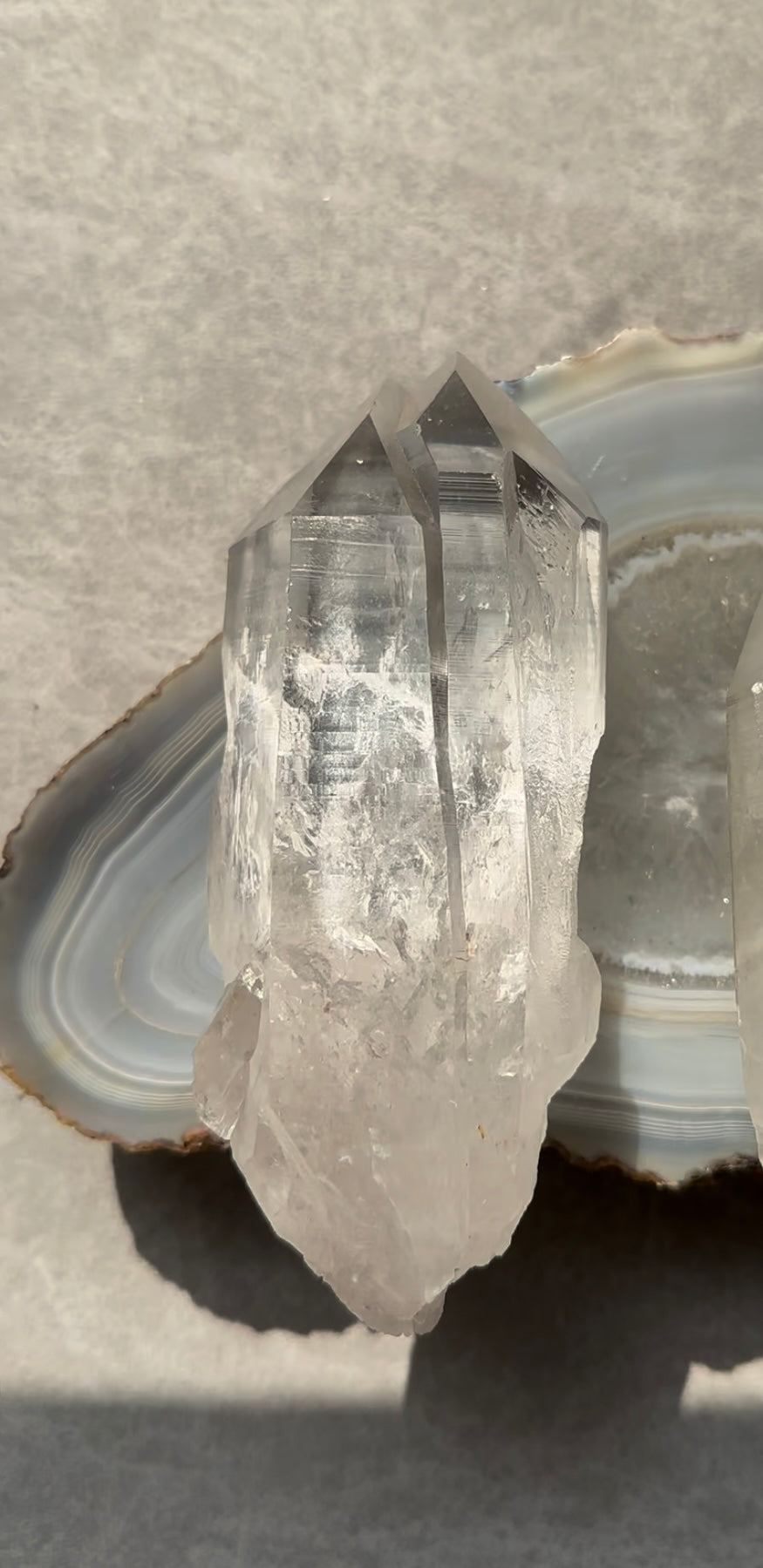 收藏級巴西雷姆尼亞種子雙生白水晶 Lemurian Seed Crystal