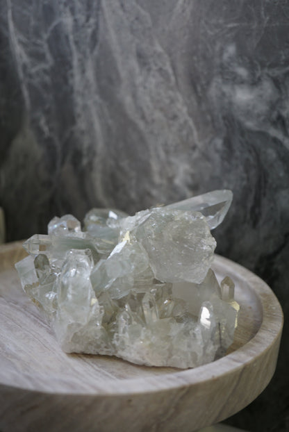 巴西綠幽靈水晶簇Brazil White green phantom cluster - ART OF GEM 