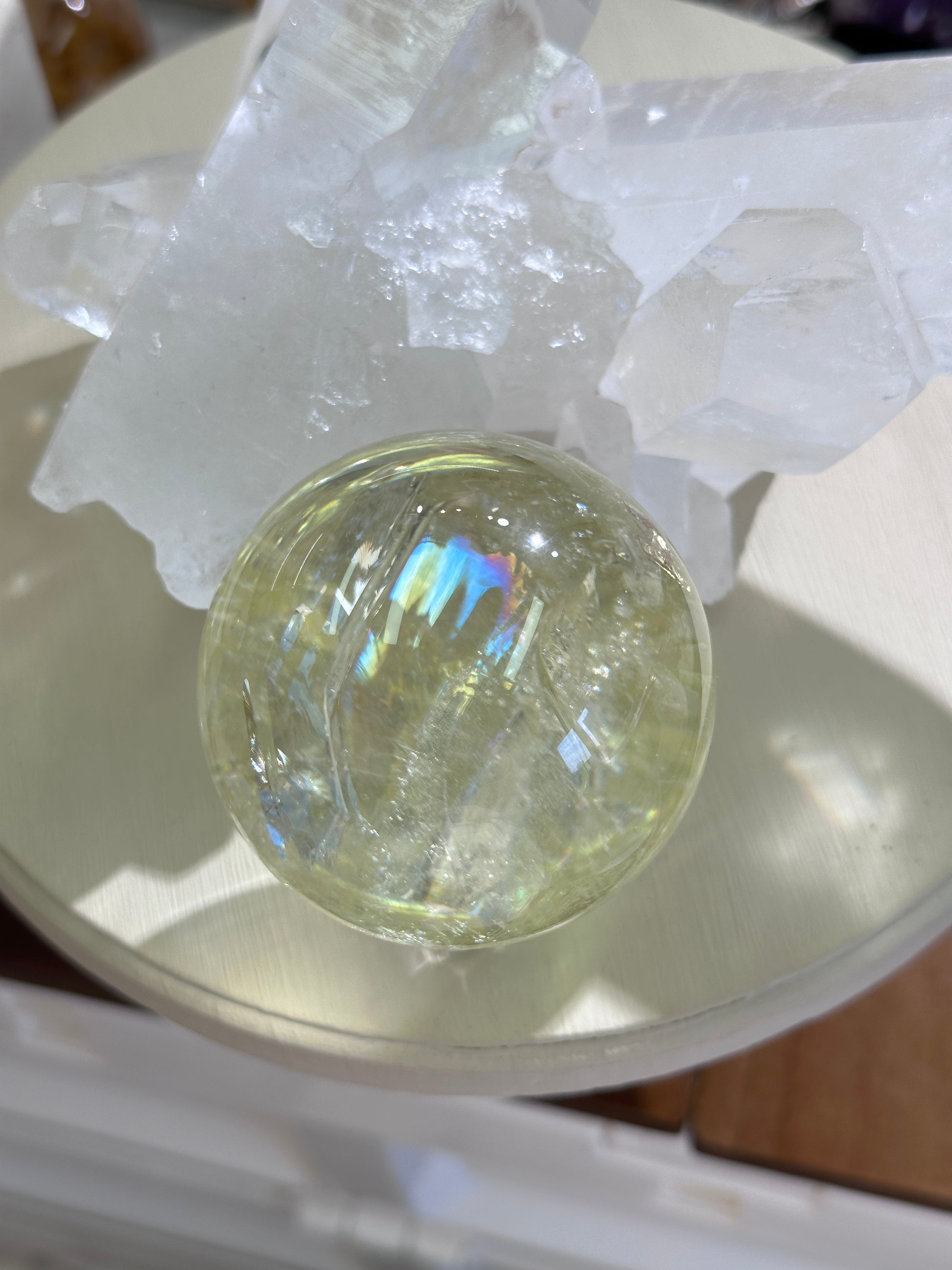 57mm 巴西黃水晶球 - ART OF GEM 