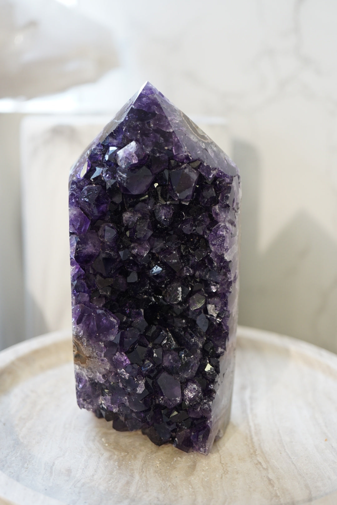 巴西紫晶柱 Brazil Amethyst Tower