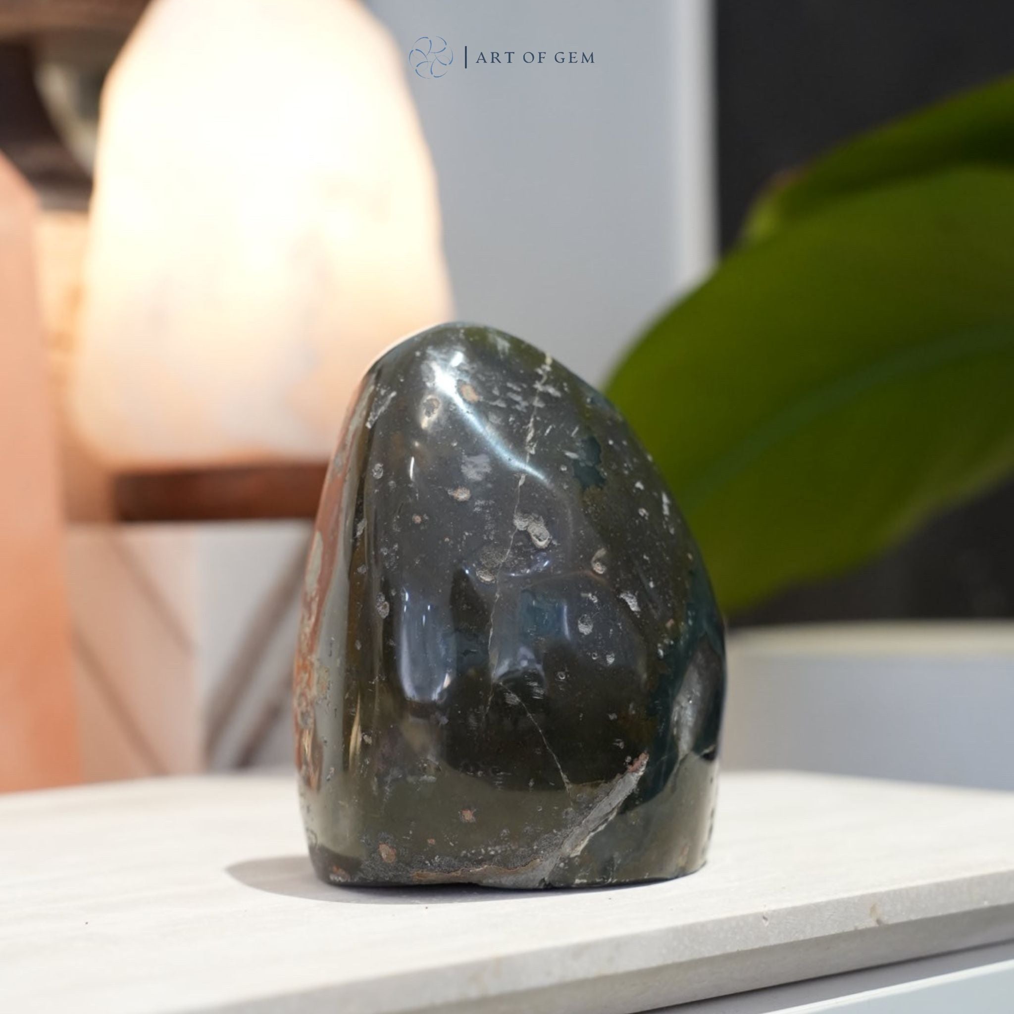 Mini 巴西全瑪瑙拋光紫晶洞 - ART OF GEM 