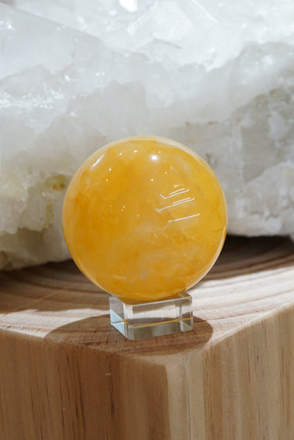 黄金治癒者/黃膠花球 Golden Healer Sphere - ART OF GEM 