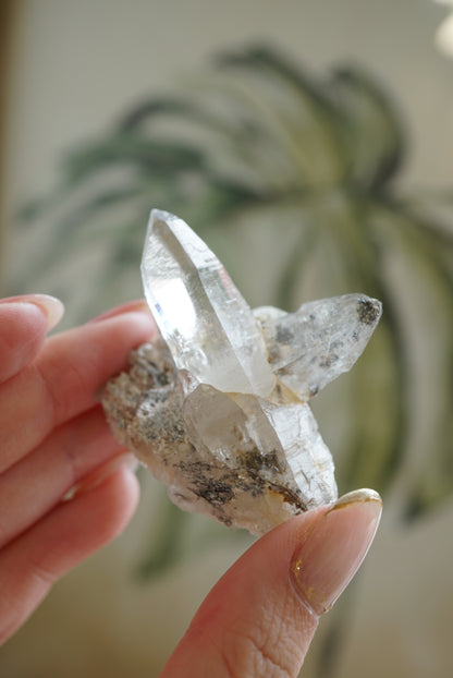 尼泊爾喜馬拉雅雙生白水晶 Nepal Himalayan white quartz - ART OF GEM 