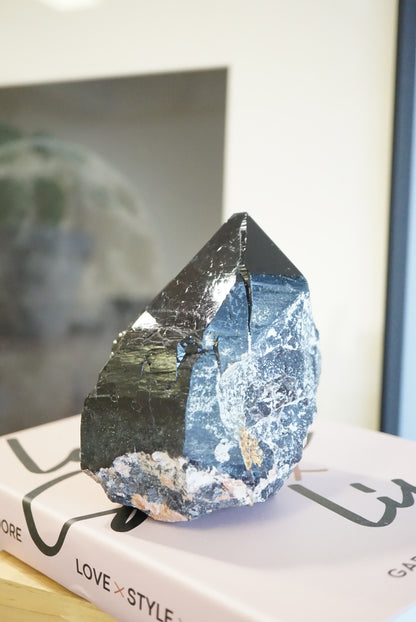 巴西資料庫黑水晶Brazil Black Quartz with Record Keepers - ART OF GEM 