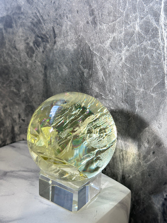 60mm 巴西黃水晶球 - ART OF GEM