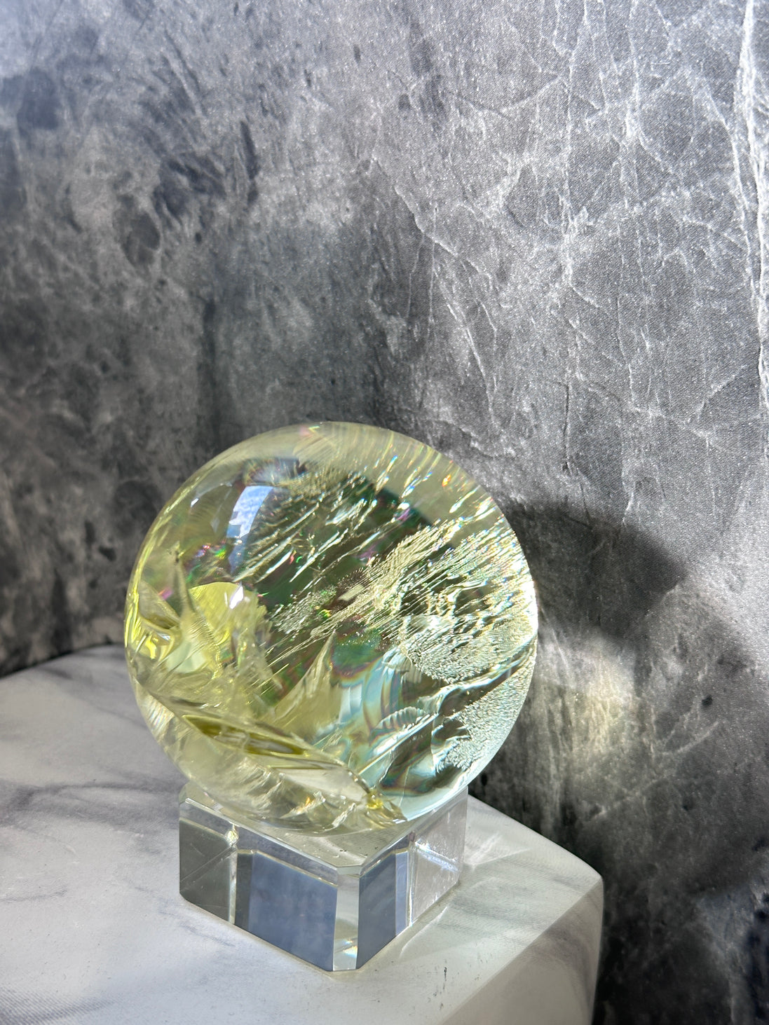 60mm 巴西黃水晶球 - ART OF GEM 