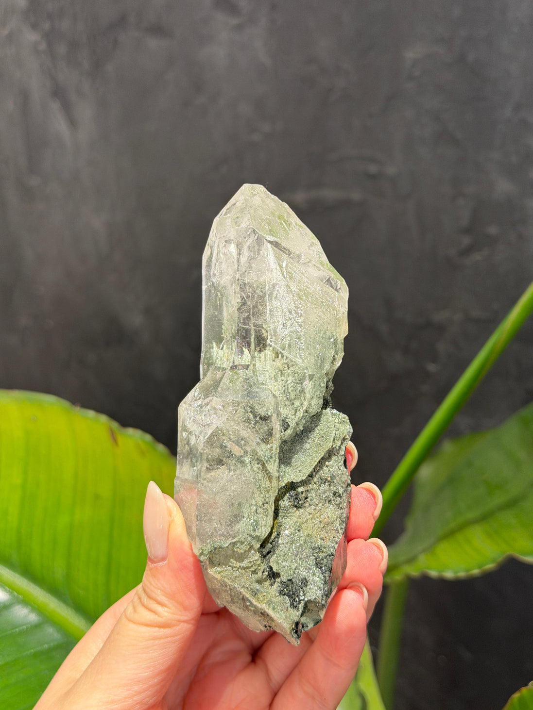 印度喜馬拉雅綠幽靈水晶